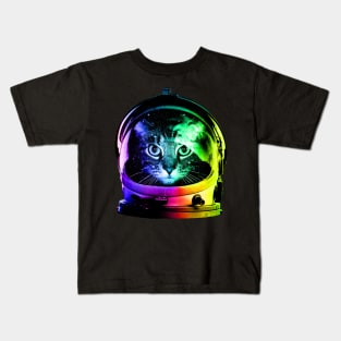 Astronaut cat Kids T-Shirt